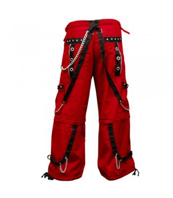 Men Gothic Red Trouser Cyber Shorts Pant For Sale